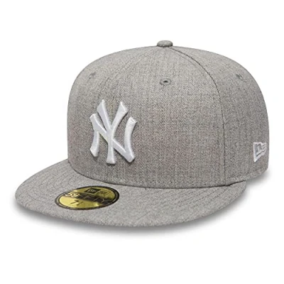 Abbildung von New Era York Yankees Cap 59Fifty Basecap Baseball Fitted Kappe MLB grau 7 1/4 58cm (L)