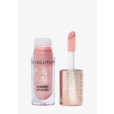 Abbildung von Revolution, Pout Bomb Shimmer Gloss, Hochglanz Lipgloss mit Hyaluronsäure &amp; Vanilleduft, Shine Pink