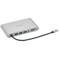 Abbildung von Kensington UH1440P Duale Video Mobile 10 in 1 USB C Laptop Docking Station, Universal, 3 A Anschlüsse, Bis 85 W Power Pass Through, Ultra HD (Single 4K @ 30 Hz) High Res Plug &amp; Play Hub (K33853WW)
