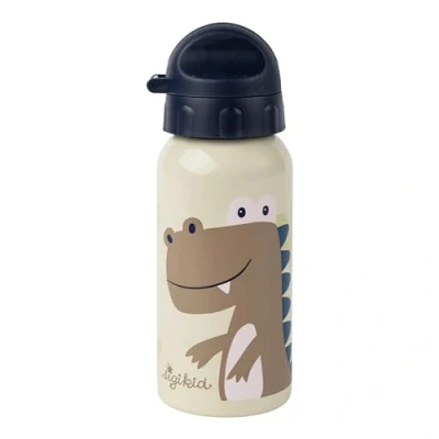 Abbildung von sigikid DINO Trinkflasche für Kinder, Größe: One Size, Grün dunkelblau