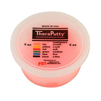 Abbildung von CanDo TheraPutty Therapie Knetmasse 85 g rot (leicht)