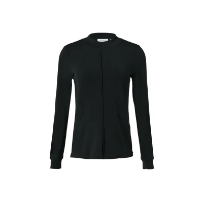 Abbildung von comma casual identity Langarmshirt, Damen, Größe: 42, Schwarz