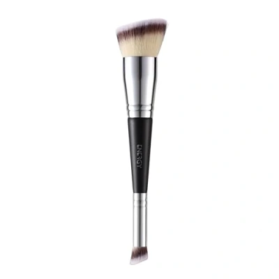 Abbildung von ENERGY Groß klein 2 in 1 Abgeschrägter Grundierungspinsel, Foundation Pinsel, Concealer Make up Pinsel für Flüssiges, Cremiges und Pudriges