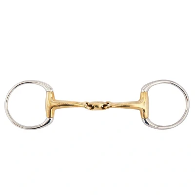 Abbildung von BR Unterlegtrense Soft Contact doppelt gebrochen 14mm 12,5 Gold