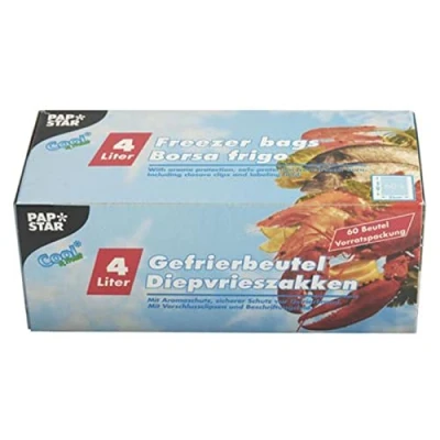 Abbildung von PAPSTAR Gefrierbeutel QuickSnap, 4 Liter