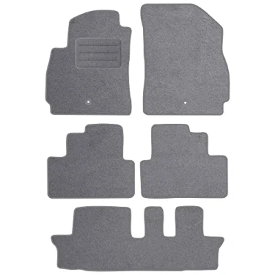 Abbildung von TEXER Textil Fußmatten Passend für Chevrolet Orlando 2010 2018 7 Sitzer GRAU