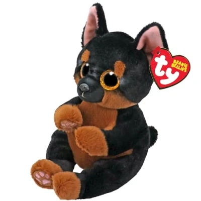 Abbildung von TY Fritz Dog Beanie Bellies Regular Squishy Baby Soft Plush Toys Collectible Cuddly Stuffed Teddy