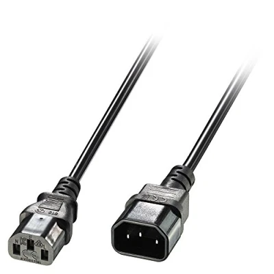 Abbildung von LINDY 30321 IEC 0,5 m Verlängerungskabel P1 schwarz 1