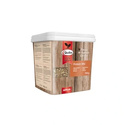 Abbildung von Quiko: Protein Mix 700g Vogelfutter für Wildvögel Vogelvitamine ganzjährig Wildvogelfutter wertvolle Energiequelle Gartenvögel