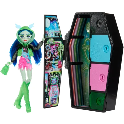 Abbildung von Monster High Skulltimate Secrets Neon Frights Puppe Ghoulia Yelps