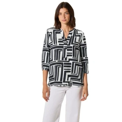 Abbildung von Cecil Damen B345658 Bluse, Universal Blue, XXL