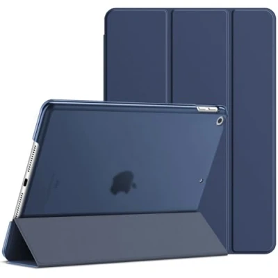 Abbildung von JETech Hülle für iPad 9 8 7 (10,2 Zoll, Modell 2021 2020 2019, 9. 8. 7. Generation), Auto Schlafen Wachen (Tief Navy)