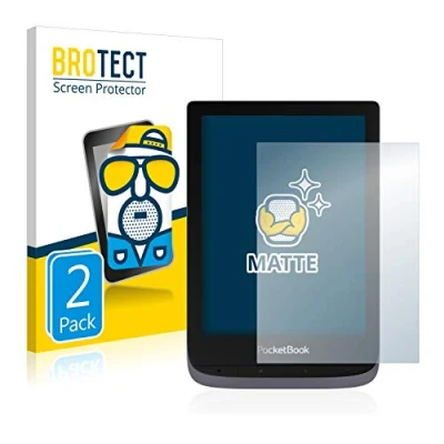 Abbildung von BROTECT Entspiegelungs Schutzfolie für PocketBook Touch HD 3 (2 Stück) Matte Displayschutz Folie, Anti Reflex, Fingerprint