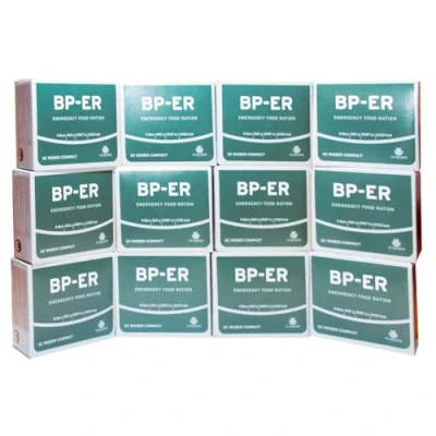 Abbildung von Lebenskraft BP ER Elite Emergency Food Einheiten des führenden Herstellers Notvorrat Lebensmittel aus Europa Hochwertige Notfall Nahrungsmittel