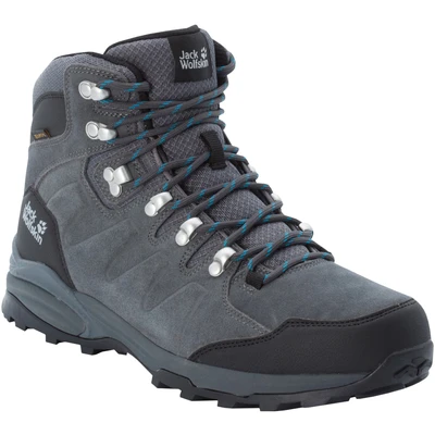 Abbildung von Jack Wolfskin Refugio Texapore MID M Hikingschuh, Herren, Größe: 40, Grey / black Schuhe