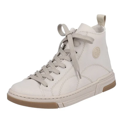 Abbildung von Rieker Sneaker, High Top Freizeitschuh, Schnürschuh mit Reißverschluss