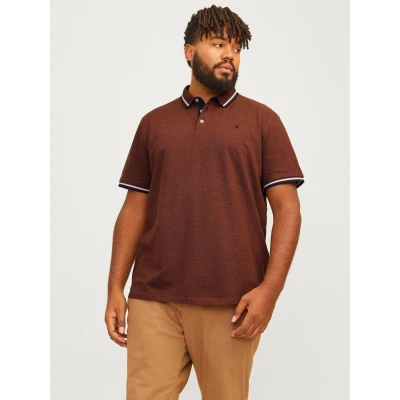 Abbildung von Jack &amp; Jones Jjepaulos Poloshirt, Herren, Größe: 5XL, Mocha bisque