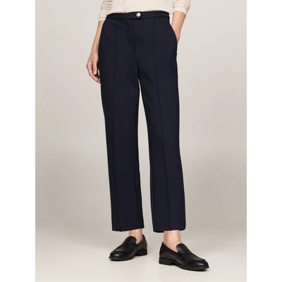 Abbildung von Tommy Hilfiger Webhose &quot;PUNTO SLIM STRAIGHT PANT&quot;, mit Flagge