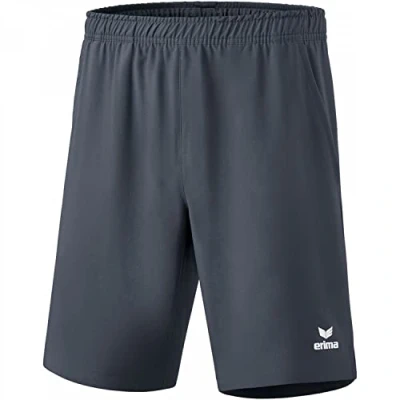 Abbildung von Erima Fussball kurze Sporthose, Herren, Größe: Large, Grau