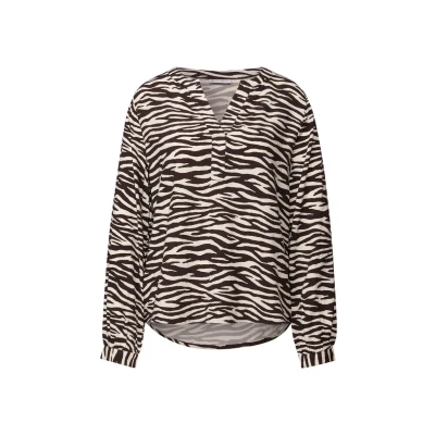 Abbildung von Street One Bluse, Damen, Größe: 44, Braun