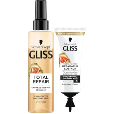 Abbildung von Schwarzkopf Gliss Express Repair Sprüh Spülung Total