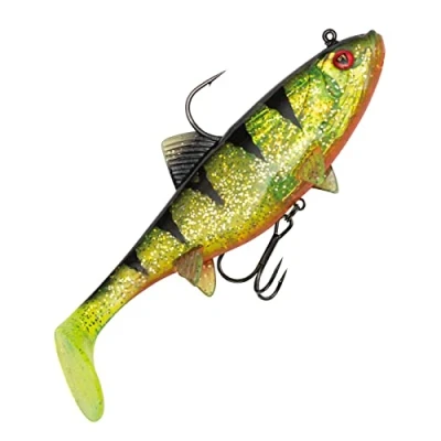 Abbildung von Fox Rage Replicant Wobble 7,5cm 10g 2 Gummifische, Farbe:UV Perch