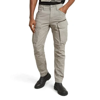 Abbildung von G Star Herren Rovic Zip 3D Regular Tapered Hose, Grau (rock ridge D02190 D387 G294), 28W / 30L