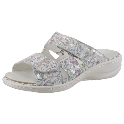 Abbildung von Waldläufer HERIA Pantolette Sommerschuh, Komfortschuh, Hausschuh in Weite H, mit Klettverschlüsse