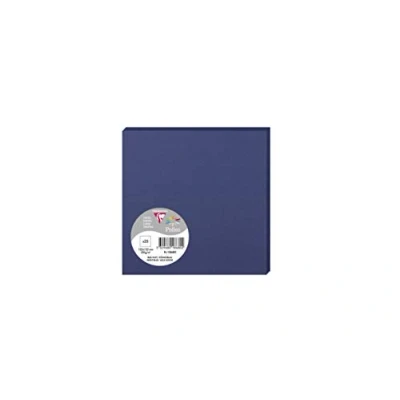 Abbildung von Clairefontaine 1868C Packung (mit 25 Karten Pollen, 135 x mm) 210g, königsblau