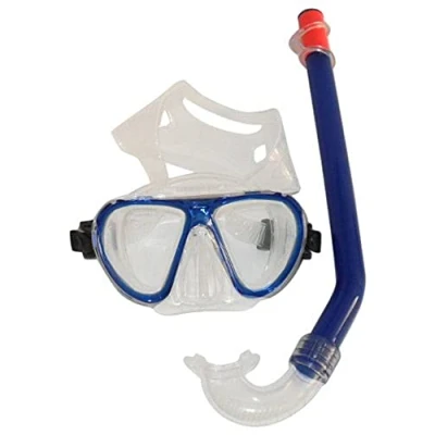 Abbildung von Seac Kinder Schnorchel Set Plage Siltra blau