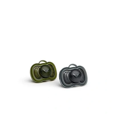 Abbildung von Herobility HPC000BG0201 Schnuller 0m+ (2 Pack), schwarz