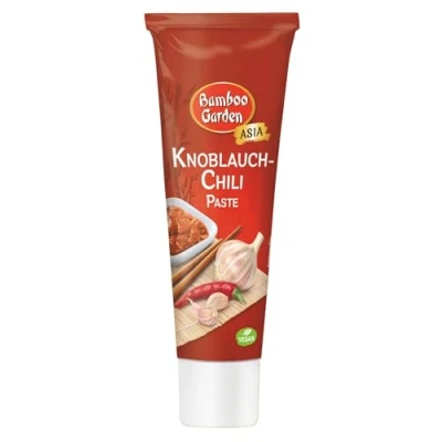 Abbildung von Bamboo Garden Knoblauch Chili Paste Vegan 45 g in der Tube