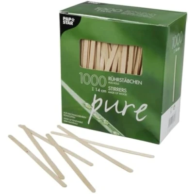 Abbildung von PAPSTAR Einwegbesteck Set, Holz