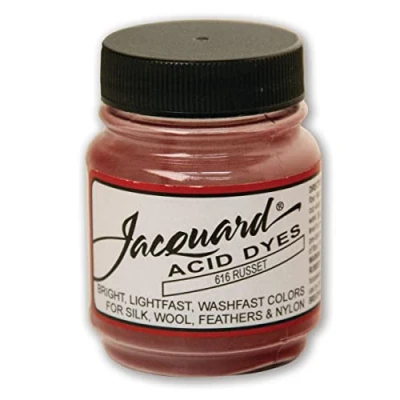 Abbildung von Jacquard Acid Dye for Wool, Silk and Other Protein Fibers, 1/2 Ounce Jar, Concentrated Powder, Russet 616