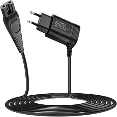 Abbildung von Shaver 15V 1.1M Charger Compatible Suitable for Philips Norelco HQ8505 9000 7000 5000 3000 Series QT4022 PT860 AT750 S5050 QC at PT RQ QG HQ Beard Trimmer Power Supply Head Charging Cable