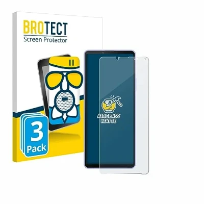 Abbildung von BROTECT Entspiegelungs Schutzglas für Sony Xperia 10 IV (3 Stück) Schutz Folie Panzerfolie Glas Matt [Extrem Kratzfest 9H, Anti Reflex]