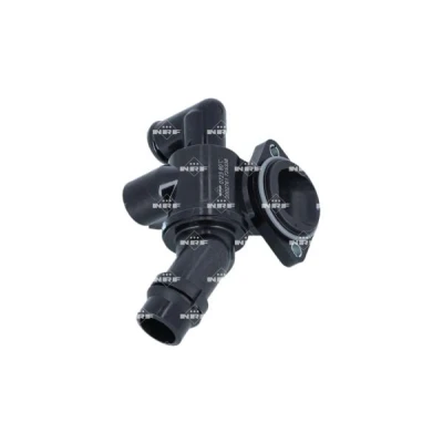 Abbildung von NRF 725338 Kühlwasserthermostat 80 mit Dichtring Gehäuse VOLKSWAGEN: GOLF 5 Schrägheck, 6, Polo V AUDI: A3 Schrägheck