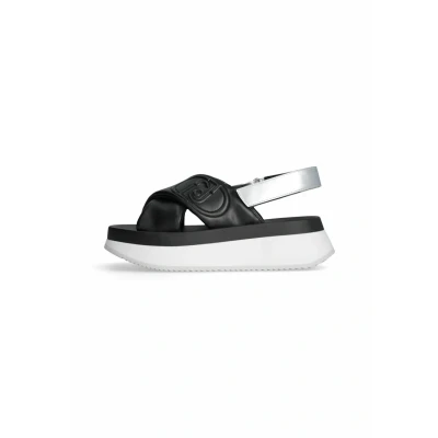 Abbildung von Liu Jo Damenschuhe, Modell Sandalen BA5089EX097, aus Kunstleder., Schwarz , 38 EU