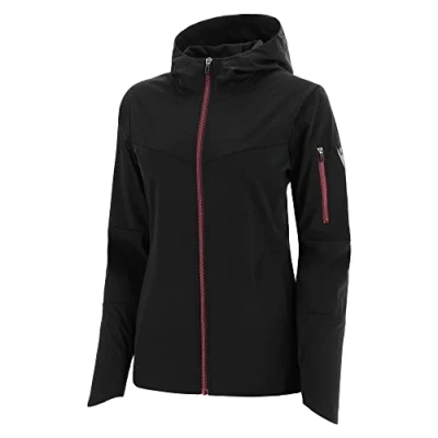 Abbildung von Macron Damen Athleisure Scc Candia Softshell Hoody JKT Blk Wmn Jacke, Schwarz, XS