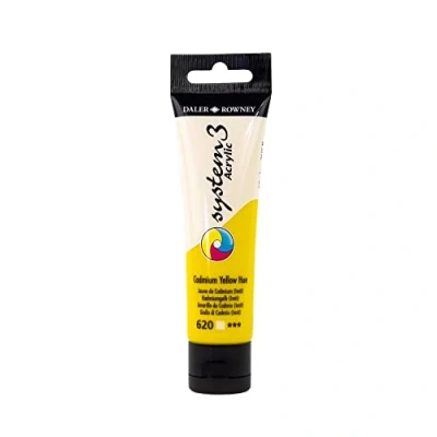 Abbildung von Daler Rowney System3 Acrylfarbe 59 ml Cadmium Yellow Hue