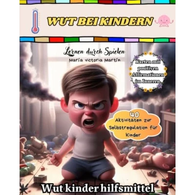 Abbildung von Wut bei Kindern.: Selbstregulation für Kinder: Kinder Hilfsmittel und Gefühlskarten Kinder, um Soziale Fähigkeiten zu Entwickeln Positive Disziplin fördern.