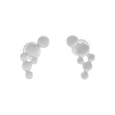 Abbildung von Pilgrim Earrings LEAH Ohrringe silvercoloured, Damen, Größe: One Size, Silver coloured