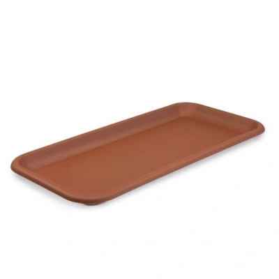 Abbildung von Heimwerkercenter Pflanzkübel MePla Untersetzer für Pflanzentrog47x24cm Terracotta