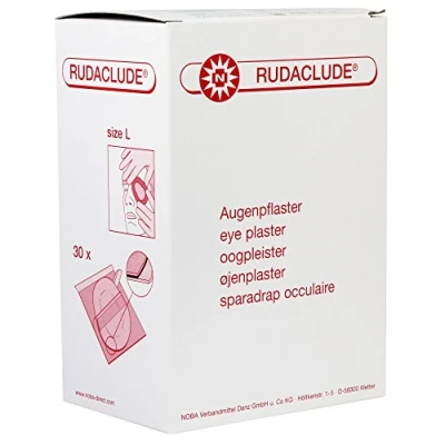 Abbildung von 30 x RUDACLUDE Steril Set sterile Augenpflaster, Größen:L