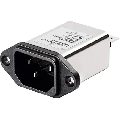 Abbildung von Schaffner FN9244 3 06 Netzfilter mit Kaltgerätebuchse 250 V/AC A (L x B) 48 mm 22.5 1 St.