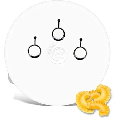 Abbildung von MY Pasta Creste Ondulate Aufsatz Pastamaker Matrizen Pastadisc Avance Matrize für hausgemachte kompatibel mit Philips Nudelmaschine Serie 7000 Aufsätze Zubehör