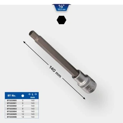 Abbildung von KS TOOLS BT022881 Steckschlüsseleinsatz 6 Innensechskant