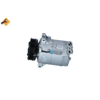 Abbildung von NRF 32190 Kompressor PXV16 12 PAG 46 mit Kompressoröl, Dichtring OPEL: Astra G Caravan, CC, Limousine