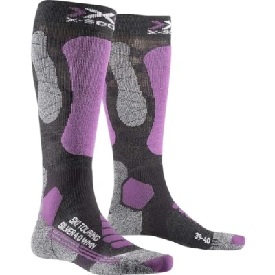 Abbildung von X Socks Bionic Ski Touring Silver 4.0 Socken G052 Anthracite Melange/Magnolia 39 40