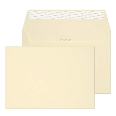 Abbildung von Premium Business 64882PS Briefumschläge Haftklebung Creme Wove C6 114 x 162 mm 120g/m² 500 Stück